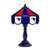 New England Patriots  21" Glass Table Lamp   