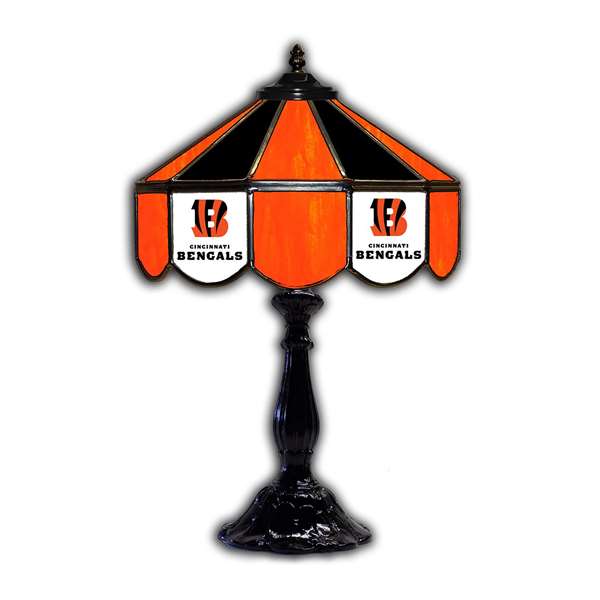 Cincinnati Bengals  21" Glass Table Lamp   