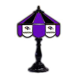 Baltimore Ravens  21" Glass Table Lamp   