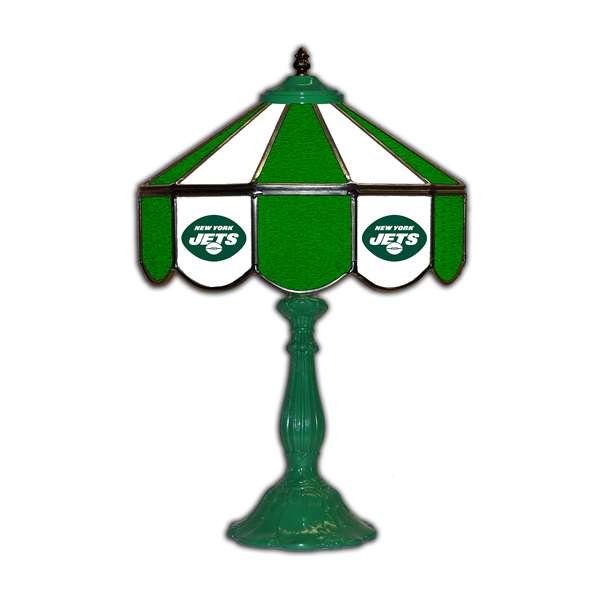 New York Jets  21" Glass Table Lamp   