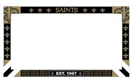 New Orleans Saints Big Game Monitor Frame