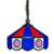 Chicago Cubs 14" Glass Pub Lamp  