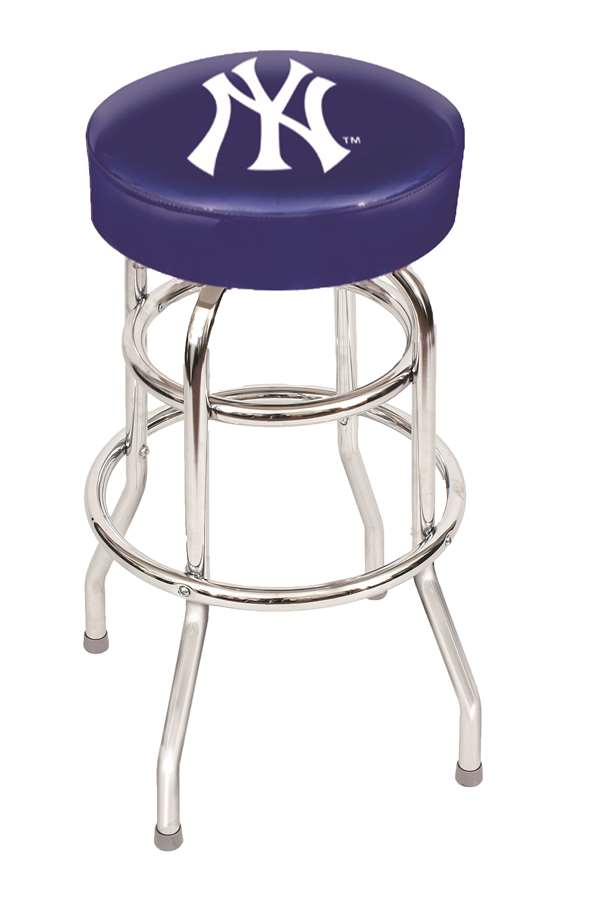 New York Yankees Chrome Bar Stool