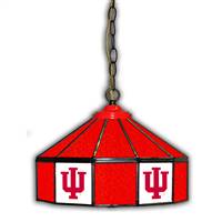 Indiana University 14 Inch Glass Pub Lamp