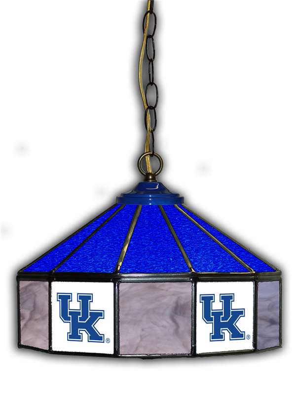 University Of Kentucky 14 Inch Glass Pub Lamp