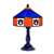 Auburn University 21 Inch Glass Table Lamp