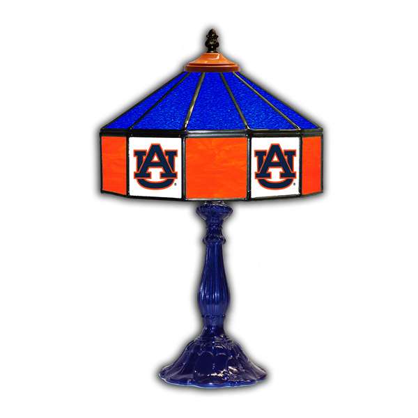 Auburn University 21 Inch Glass Table Lamp