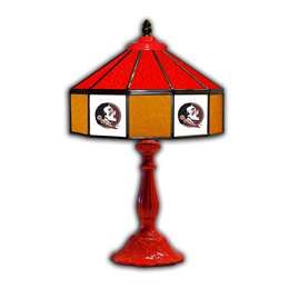 Florida State  21 Inch Glass Table Lamp
