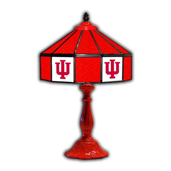 Indiana University  21" Glass Lamp  
