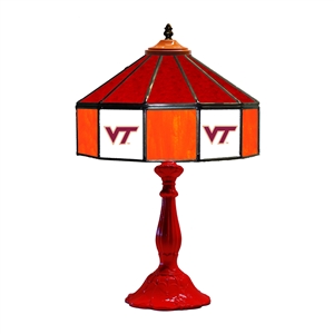 Virgina Tech 21" Glass Table Lamp   