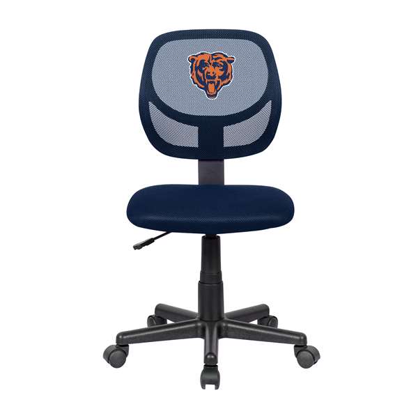 Chicago Bears Navy Armless Task Chair