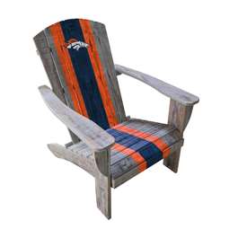 Denver Broncos Wooden Adirondack Chair