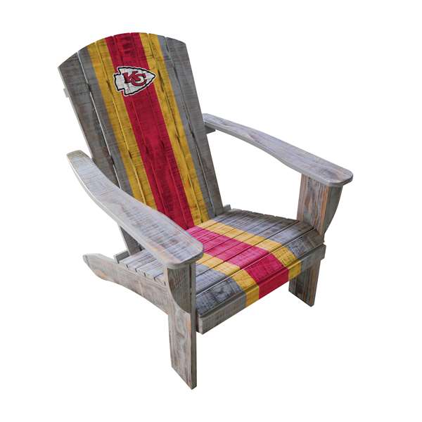 Kansas City Chiefs Wooden Adirondack Chair