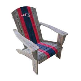 New England Patriots Wooden Adirondack Chair