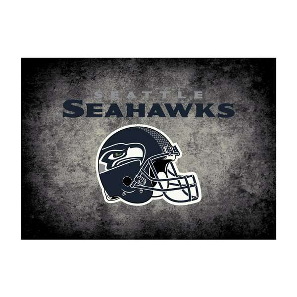 Seattle Seahawks 4x6 Distressed Rug