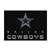 Dallas Cowboys 4x6 Chrome Rug