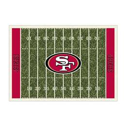 San Francisco 49ers 6x8 Homefield Rug