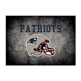 New England Patriots 6x8 Distressed Rug