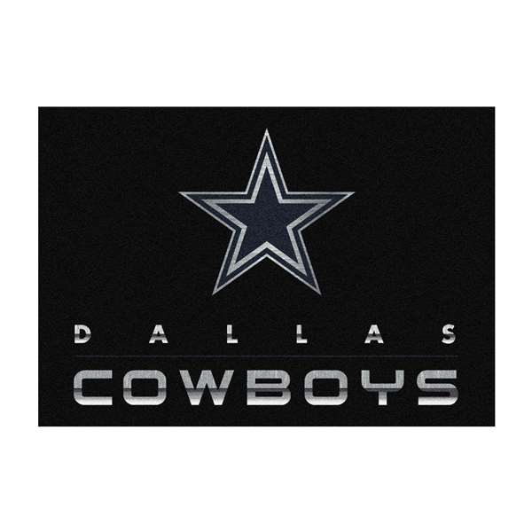 Dallas Cowboys 6x8 Chrome Rug