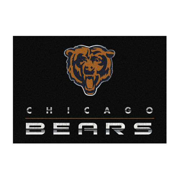 Chicago Bears 6x8 Chrome Rug