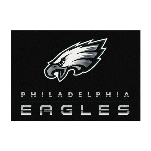 Philadelphia Eagles 6x8 Chrome Rug