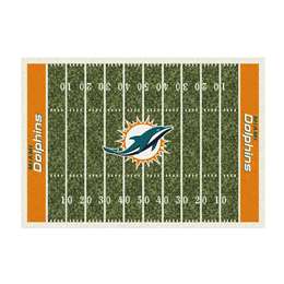 Miami Dolphins 8x11 Homefield Rug