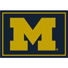 University Of Michigan 8x11 Spirit Rug