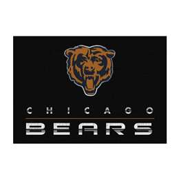 Chicago Bears 8x11 Chrome Rug