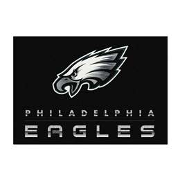 Philadelphia Eagles 8x11 Chrome Rug