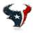 Houston Texans  Logo Lighted Recycled Metal Sign