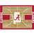 University Of Alabama 4x6 Courtside Rug