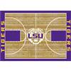 Louisiana State University 4x6 Courtside Rug