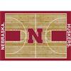 University Of Nebraska 4x6 Courtside Rug