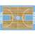 University of North Carolina 4x6 Courtside Rug