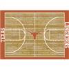 University of Texas 4x6 Courtside Rug