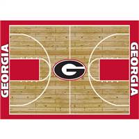 University Of Georgia 8x11 Courtside Rug