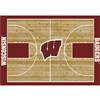 University Of Wisconsin 8x11 Courtside Rug