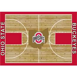 Ohio State 8x11 Courtside Rug