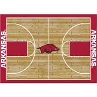 University Of Arkansas 8x11 Courtside Rug