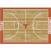 University of Texas 8x11 Courtside Rug