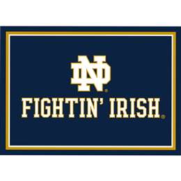University of Notre Dame  4x6 Fighting Irish Spirit Rug
