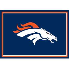 Denver Broncos 3x4  Area  Rug