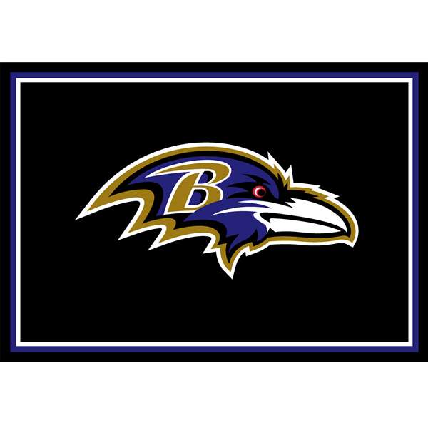 Baltimore Ravens 3x4  Area  Rug