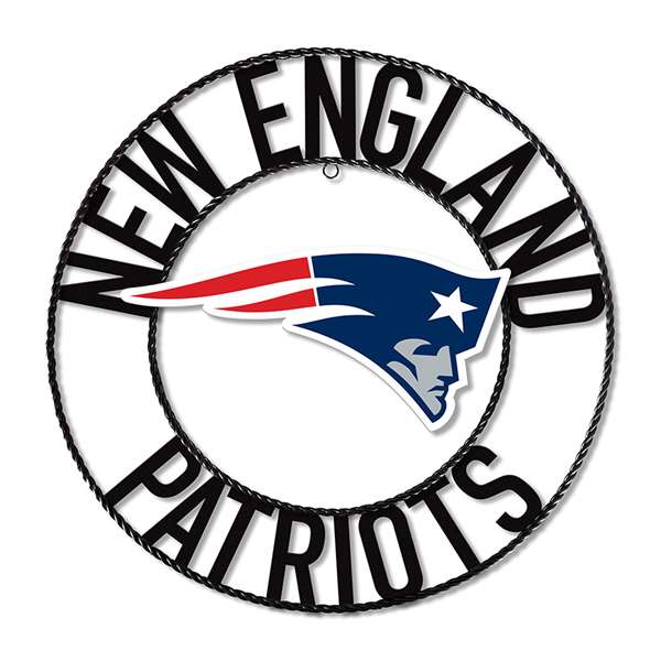 New England Patriots 24" Wrought Iron Wall Art   