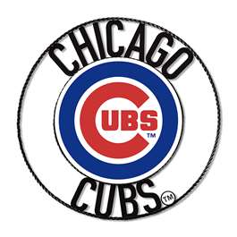 Chicago Cubs 24" Wrought Iron Wall Art   