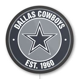 Dallas Cowboys Establish Date LED Lighted Sign