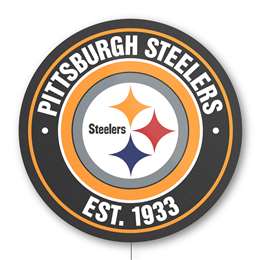 Pittsburgh Steelers Establish Date LED Lighted Sign