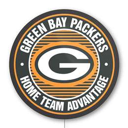 Green Bay Packers Home Team Advantage  LED Lighted Sign