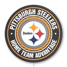 Pittsburgh Steelers Home Team Advantage  LED Lighted Sign