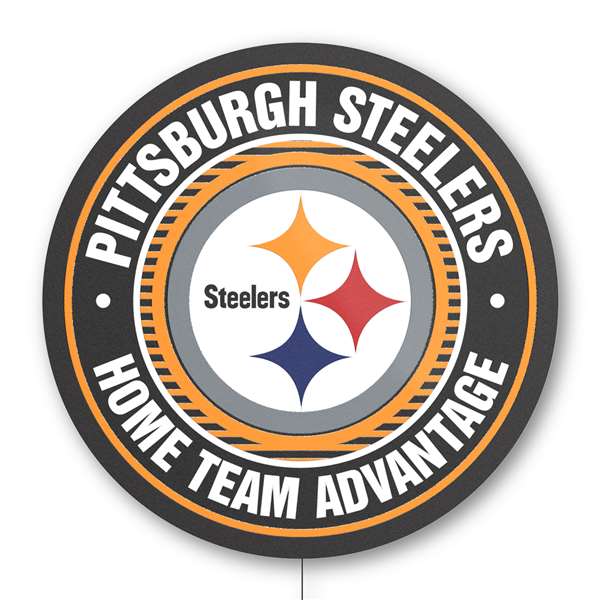 Pittsburgh Steelers Home Team Advantage  LED Lighted Sign